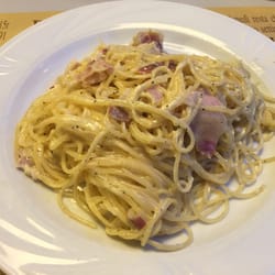 Pizzeria DA Salvatore di Roca Massimo - Spaghetti a la Carbonara
