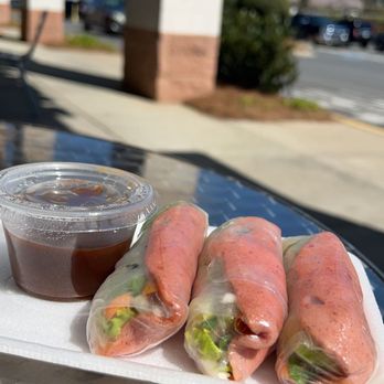 Lula Banh Mi And Bakery - #20 Summer Rolls (x3) - Vietnamese Near Me - Pineville, North Carolina Lula Banh Mi And Bakery - #20 Summer Rolls (x3) - Vietnamese Near Me - Pineville, North Carolina