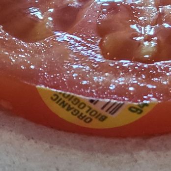 Tasty Choice - Sticker on tomato. - Chinese Near Me - San Gabriel, California Tasty Choice - Sticker on tomato. - Chinese Near Me - San Gabriel, California