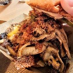 Oklahoma Burger Slider at Maumee Street: taproom + kitchen