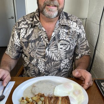 Cape Arago Cafe & Espresso - My hubby was not disappointed one bit or one bite with his chicken fried steak! - Breakfast & Brunch Near Me - Charleston, Oregon Cape Arago Cafe & Espresso - My hubby was not disappointed one bit or one bite with his chicken fried steak! - Breakfast & Brunch Near Me - Charleston, Oregon