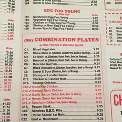 China Star - Menu
