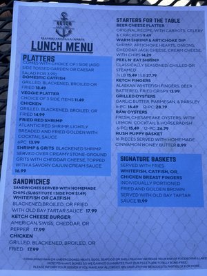 Menu photo 8 The Ketch Seafood Grill Lexington, KY Menu photo 8 The Ketch Seafood Grill Lexington, KY