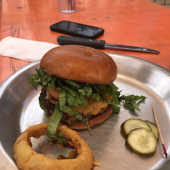 Rodeo Goat - This is the Marvin Zindler burger with beef as the protein. - Burgers Near Me - Houston, Texas