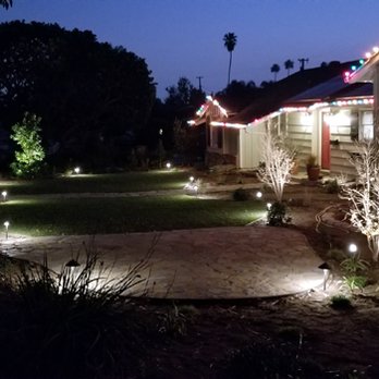 Green Grass Landscaping - Landscape lighting - Landscaping Near Me