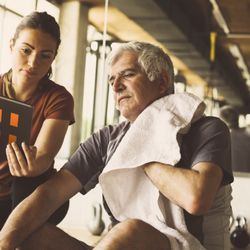 Hancock Wellness Center - Personal training session available.