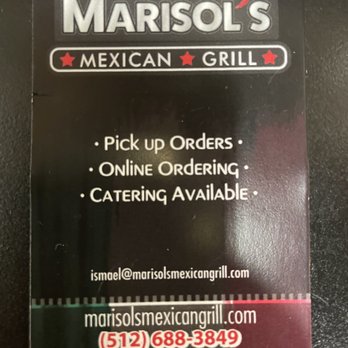 Marisol's Mexican Grill - Location info. - Mexican Near Me - Georgetown, Texas