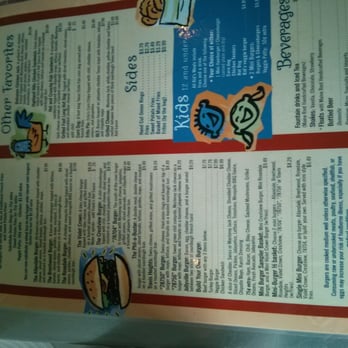 Phil's Icehouse - The menu is not overwhelming. Ever look at a menu and feel like your reading an encyclopedia....? - Burgers Near Me - Austin, Texas