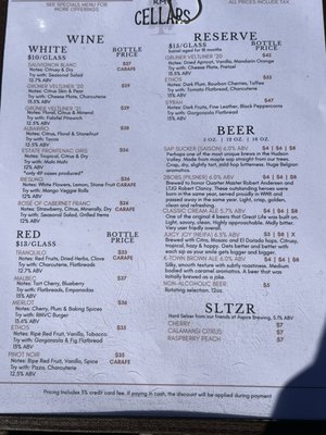 Menu photo 6 RMV Cellars West Park, NY
