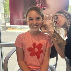 Claire's Boutique - Piercing ears