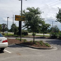 View from the parking lot