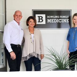Bowling Family Medicine - Your Bowling Family Medicine Team: Dr. Bowling, Lisa Bowling, and Laura McVey.