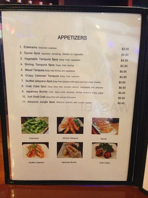 Menu photo 8 Wasabi East Wichita, KS