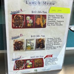 Lunch Specials