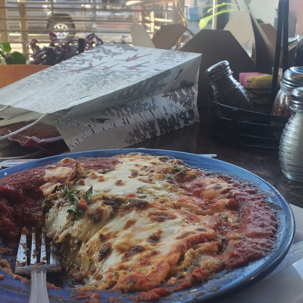 Amicas Pizza & Microbrewery - Amazing vegetarian lasagna! Could barely eat 1/3 of it.. - Pizza Near Me - Salida, Colorado