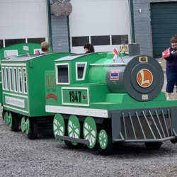 Hall's Apple Market - Hall's has been in business since 1947!  Now this fun train takes customers through the orchard to pick their own apples.