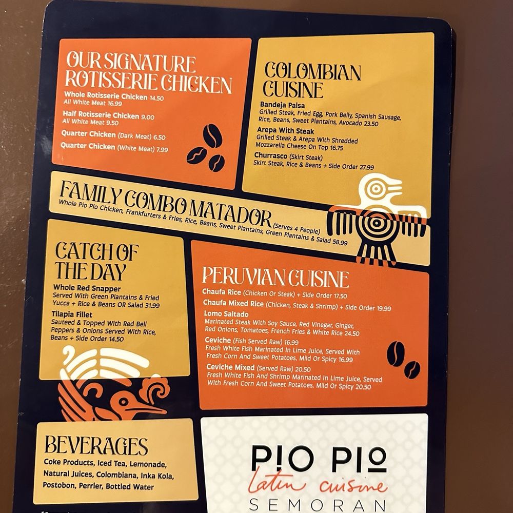 Pio Pio Latin Cuisine - Menu - Peruvian Near Me - Orlando, Florida Pio Pio Latin Cuisine - Menu - Peruvian Near Me - Orlando, Florida