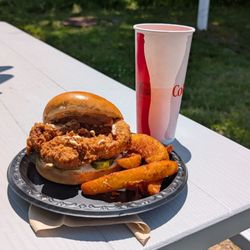 Kent Island Depot - Sandwich and potato wedges