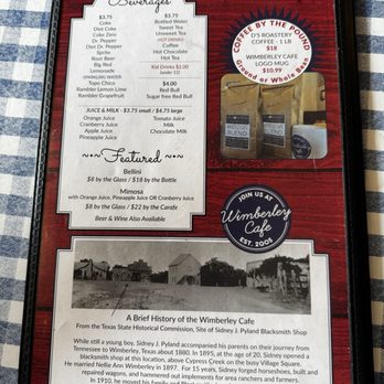 Wimberley Cafe - American Near Me - Wimberley, Texas
