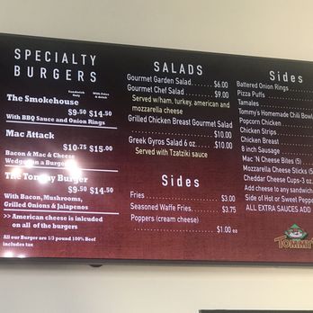 Tommy's Red Hots - Menu - Sandwiches Near Me - Crystal Lake, Illinois Tommy's Red Hots - Menu - Sandwiches Near Me - Crystal Lake, Illinois