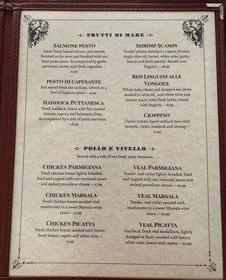 Menu photo 2 Nonna's Kitchen Gorham, NH Menu photo 2 Nonna's Kitchen Gorham, NH