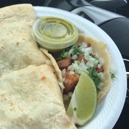 a plate of mexican food a plate of mexican food