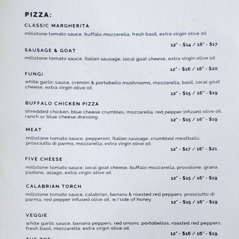 Millstone Pizza Tap House - Menu - Pizza Near Me - Rock Hill, South Carolina