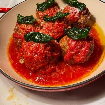 Carbone - Delicious meatballs - New American Near Me - Miami Beach, Florida