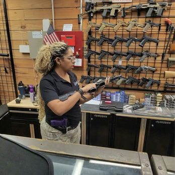 Shiloh Indoor Shooting Range - Shiloh staff showing us rental options, $45 for rifles - Gun/Rifle Ranges Near Me - Houston, Texas Shiloh Indoor Shooting Range - Shiloh staff showing us rental options, $45 for rifles - Gun/Rifle Ranges Near Me - Houston, Texas