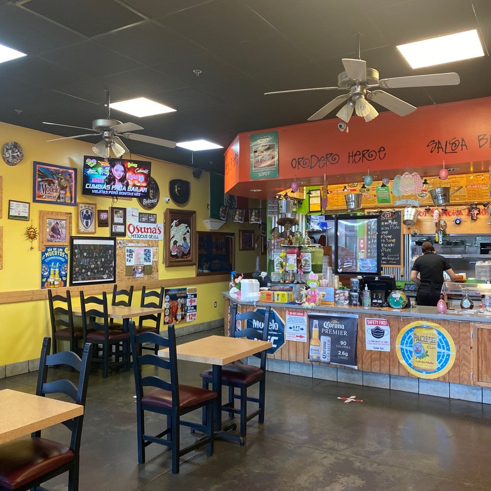 Osuna's Mexican Grill - the inside of the restaurant - Tacos Near Me - Glendora, California