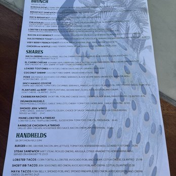 Coco Maya - Menu - Caribbean Near Me - San Diego, California