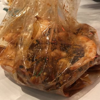 The Boiling Crab - My shrimp & sausage cane in a bag. - Cajun/Creole Near Me - Burbank, California