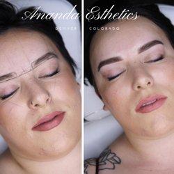 Ananda Esthetics - Ombré powder brows