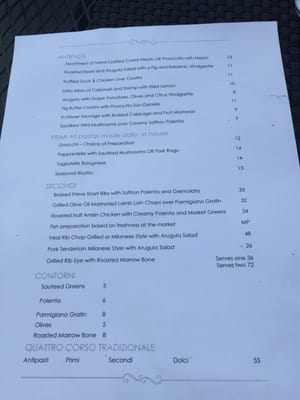 Menu photo 4 Antico Chicago, IL