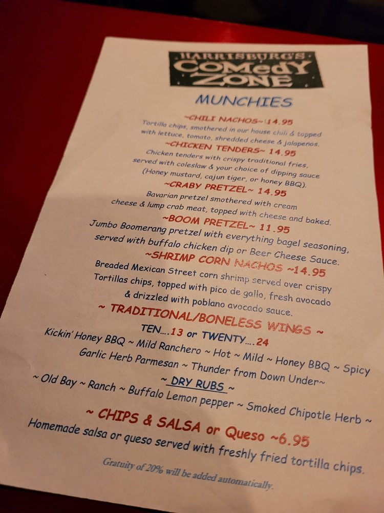 HARRISBURG COMEDY ZONE Updated October 2024 41 Photos & 21 Reviews