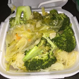 Side order of steamed veggies. Side order of steamed veggies.