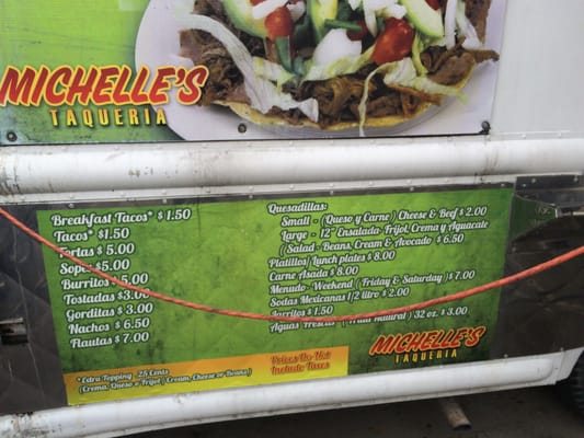 Menu photo 3 Michelle's Taqueria Houston, TX Menu photo 3 Michelle's Taqueria Houston, TX