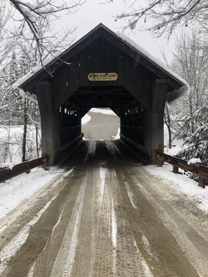 Historic Gold Brook Covered Bridge by null