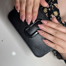J Nails - Full set acrylic with gel polish and design