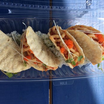 Dawa Sushi - My $8 tuna crunchy mini tacos were a generous serving of fish and masago. I'll definitely come again. - Food Trucks Near Me - Austin, Texas