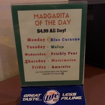 Moreno's Mexican Restaurant - Margarita of the Day! - Mexican Near Me - Friendswood, Texas