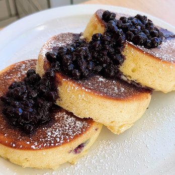 Cafe Weekend - Blueberry Pancakes - Breakfast & Brunch Near Me - Allston, Massachusetts
