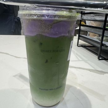 Ding Tea - Hawthorne - Matcha ube - Bubble Tea Near Me - Hawthorne, California