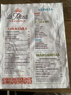 Menu photo 3 La Mesa Taqueria Marco Island, FL Menu photo 3 La Mesa Taqueria Marco Island, FL