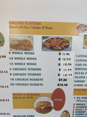 Menu photo 1 Oakhill Fish And Chicken Pittsburgh, PA