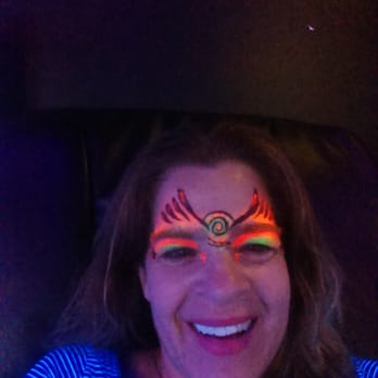 Dizzy Doodle Face Painting - Egyptian glow in the dark look - Party & Event Planning Near Me - Miramar, Florida