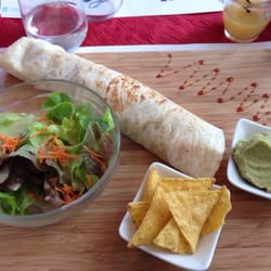La Bocca - Tortilla végétarienne aux carottes et aubergines.