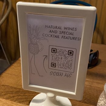 The Floridian - The IR menu-scannable and a bit easier to read then the physical menu - Southern Near Me - Saint Augustine, Florida