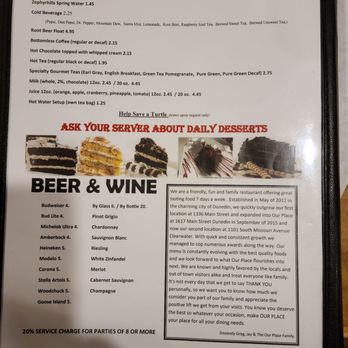 Our Place - Menu - Breakfast & Brunch Near Me - Clearwater, Florida