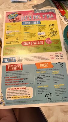 Menu photo 7 Chuy's Arlington, TX